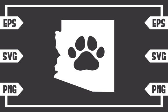 Arizona - Dog Paw: Design Review for Embroidery