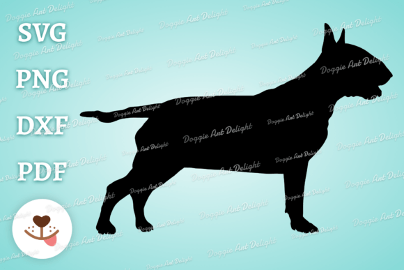 Bull Terrier Dog Silhouette: A Designer's Take