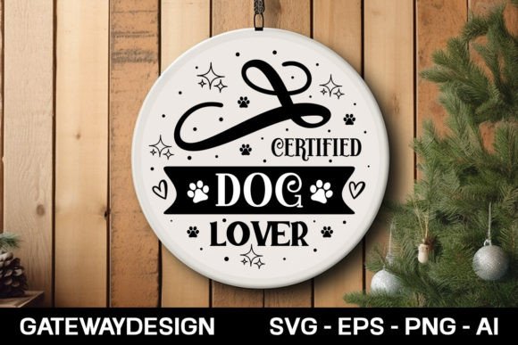 Certified Dog Lover Round Sign: A Designer's Review