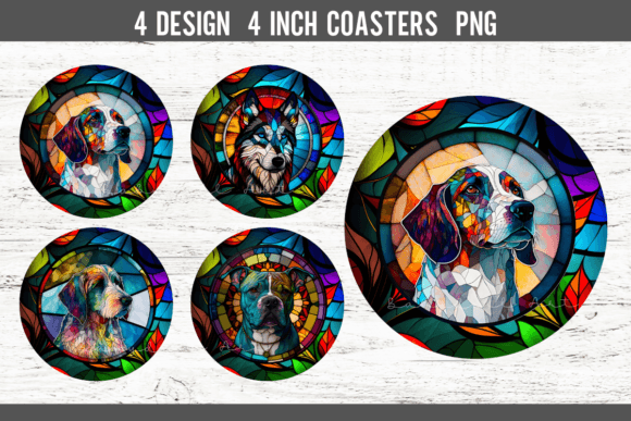 Dog Stained Glass Coaster: A Designer's Project Review