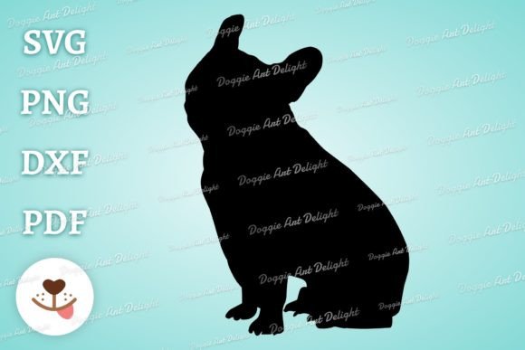 French Bulldog Frenchie SVG Silhouette Review
