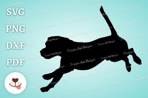 Running Beagle Dog Silhouette: A Designer's Review