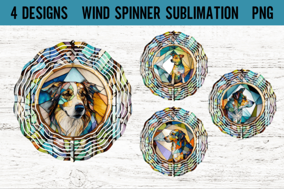Stained Glass Dog Wind Spinner Review for Embroidery